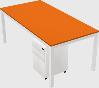 Rectangular desk