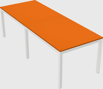 Rectangular desk