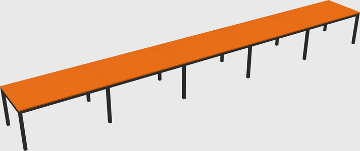 Rectangular desk