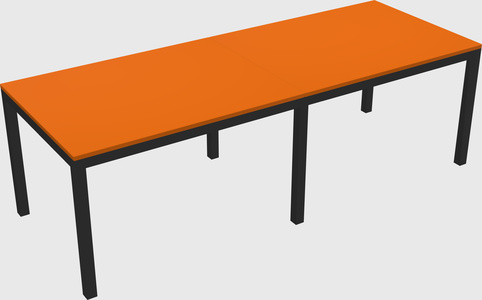 Rectangular desk