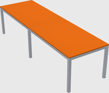 Rectangular desk