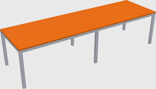 Rectangular desk