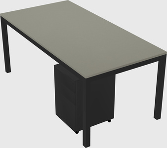 Rectangular desk