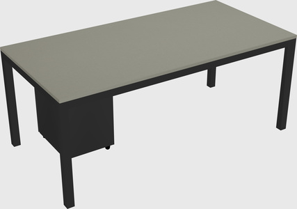 Rectangular desk