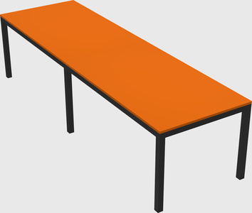 Rectangular desk