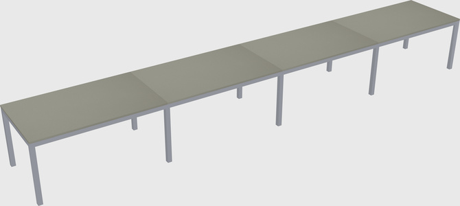 Rectangular desk