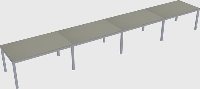 Rectangular desk