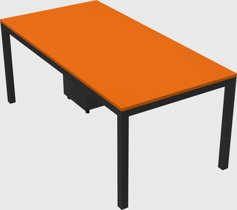 Rectangular desk