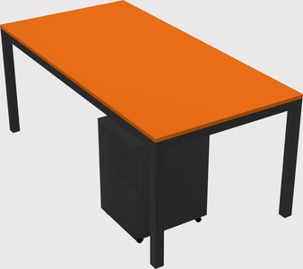 Rectangular desk