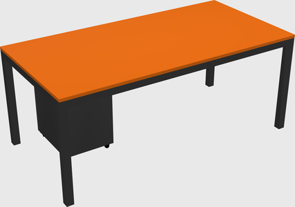 Rectangular desk
