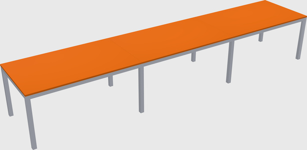 Rectangular desk