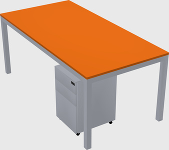 Rectangular desk