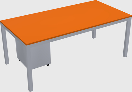 Rectangular desk