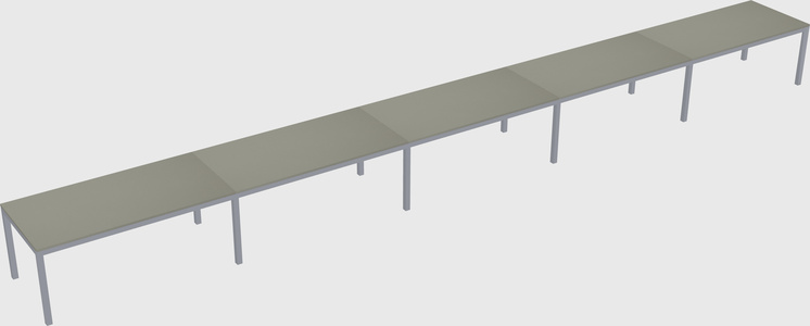 Rectangular desk