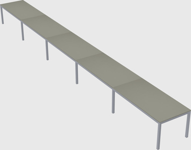 Rectangular desk
