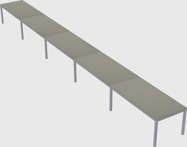 Rectangular desk