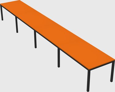 Rectangular desk
