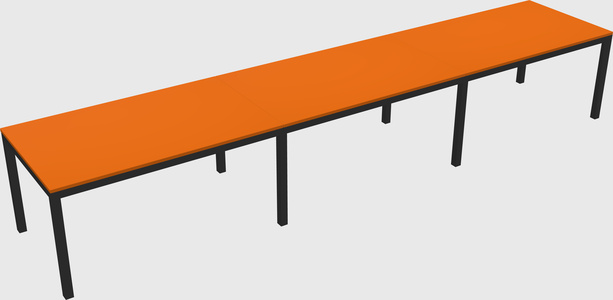 Rectangular desk