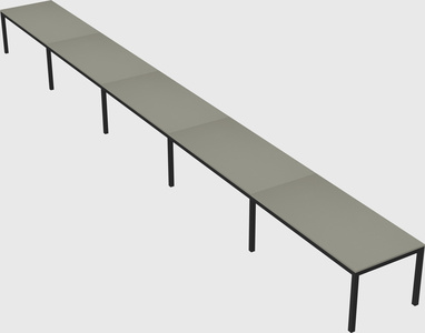 Rectangular desk