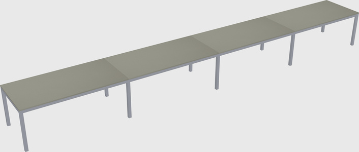 Rectangular desk