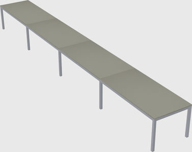 Rectangular desk