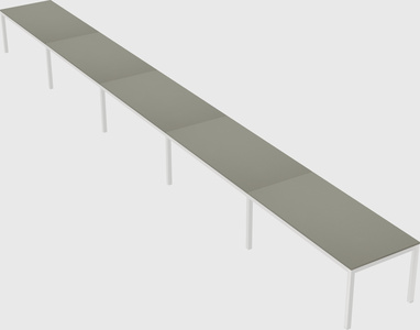 Rectangular desk