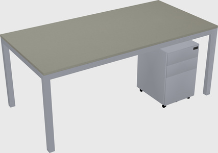 Rectangular desk