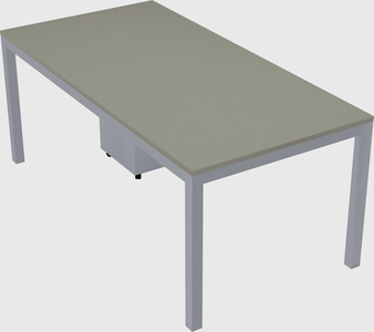 Rectangular desk