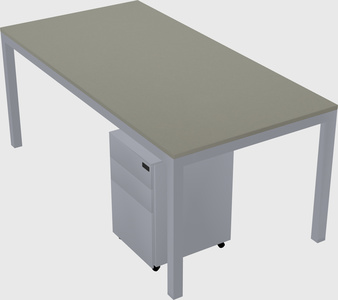 Rectangular desk