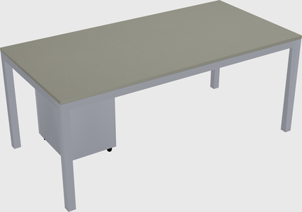 Rectangular desk