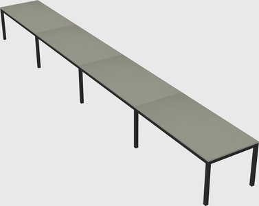 Rectangular desk