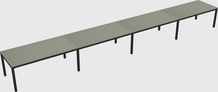 Rectangular desk