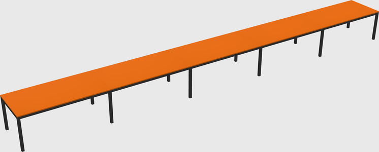 Rectangular desk