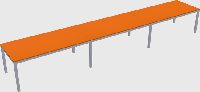 Rectangular desk