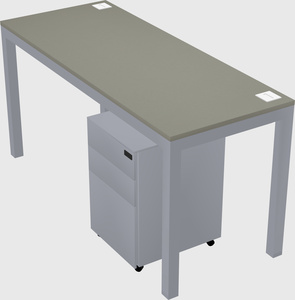 Rectangular desk