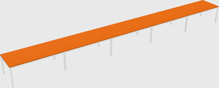 Rectangular desk