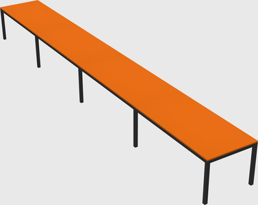 Rectangular desk