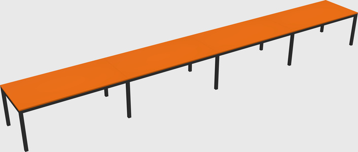 Rectangular desk