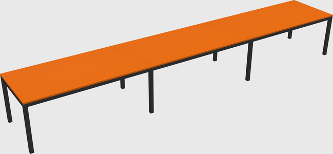 Rectangular desk