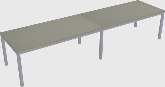 Rectangular desk