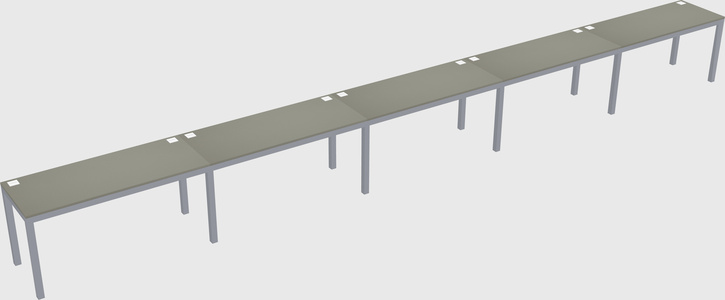 Rectangular desk
