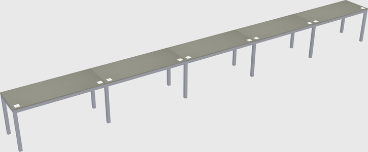 Rectangular desk
