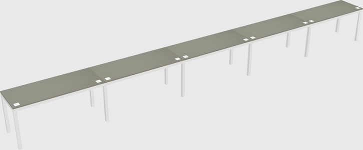 Rectangular desk