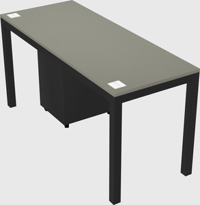 Rectangular desk