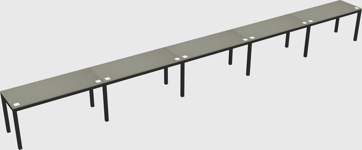 Rectangular desk