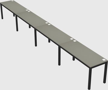 Rectangular desk