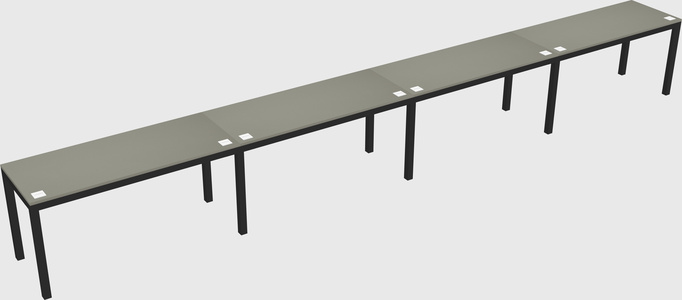 Rectangular desk