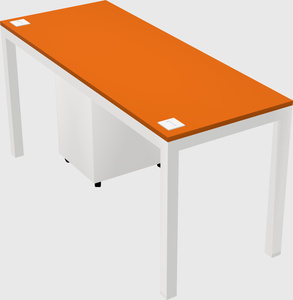 Rectangular desk