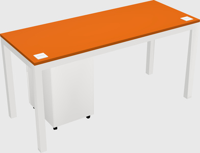 Rectangular desk