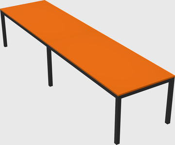 Rectangular desk